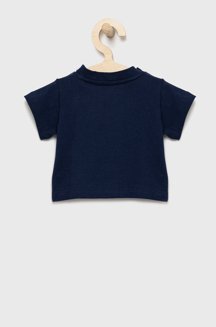 Chlapec Detské bavlnené tričko adidas Originals HK7503 tmavomodrá