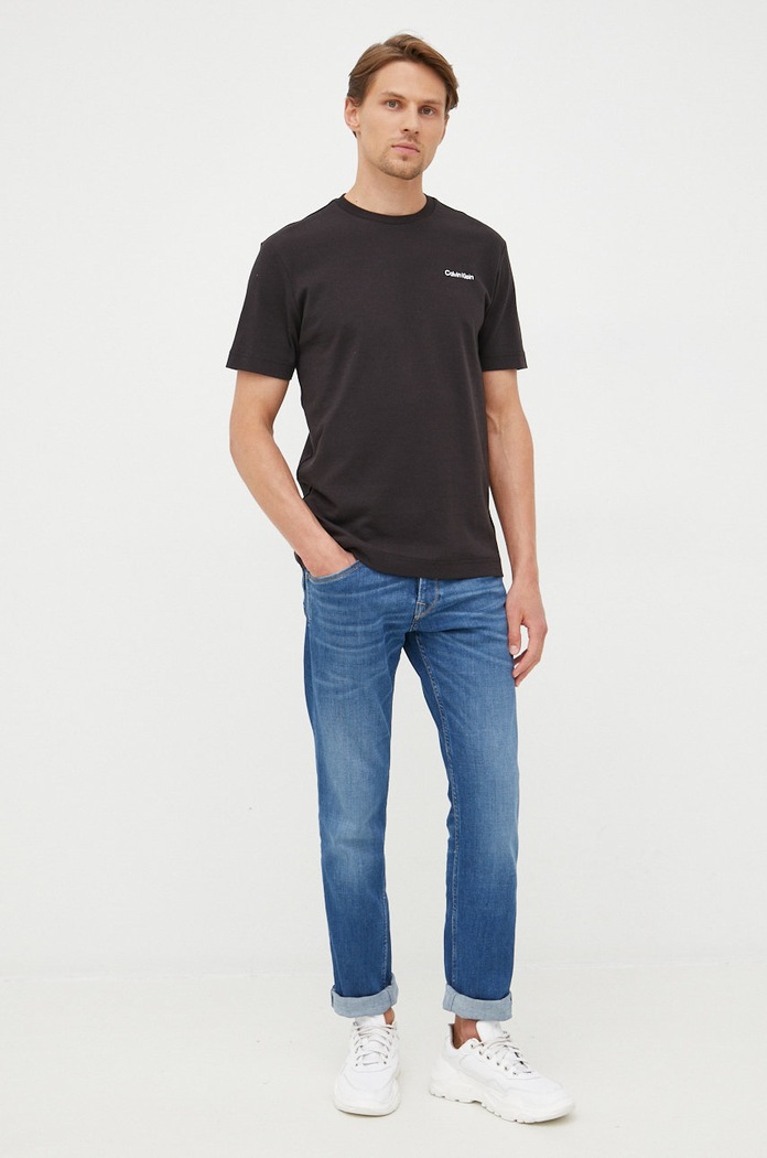Calvin Klein tricou din bumbac K10K109894.9BYY negru AA00
