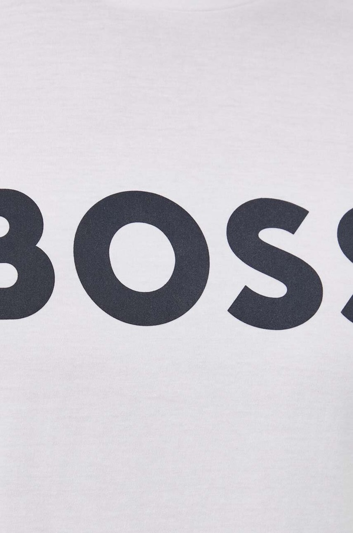 BOSS pamut póló BOSS CASUAL 50481923 bézs