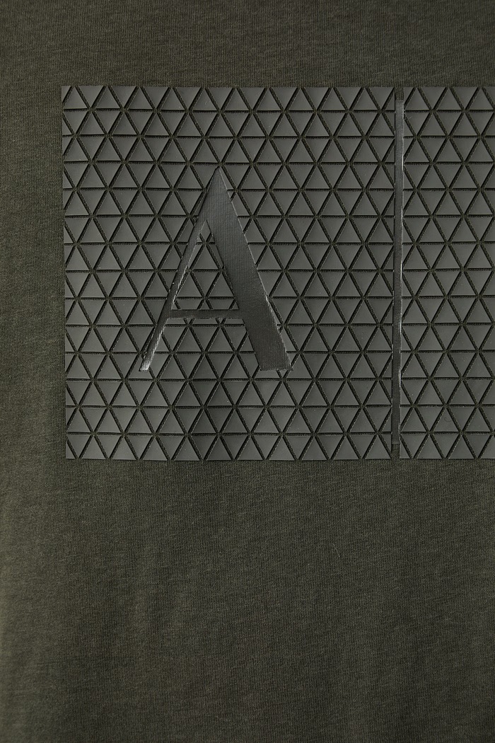 Armani Exchange T-shirt męski bawełniany 8NZTCK.Z8H4Z zielony