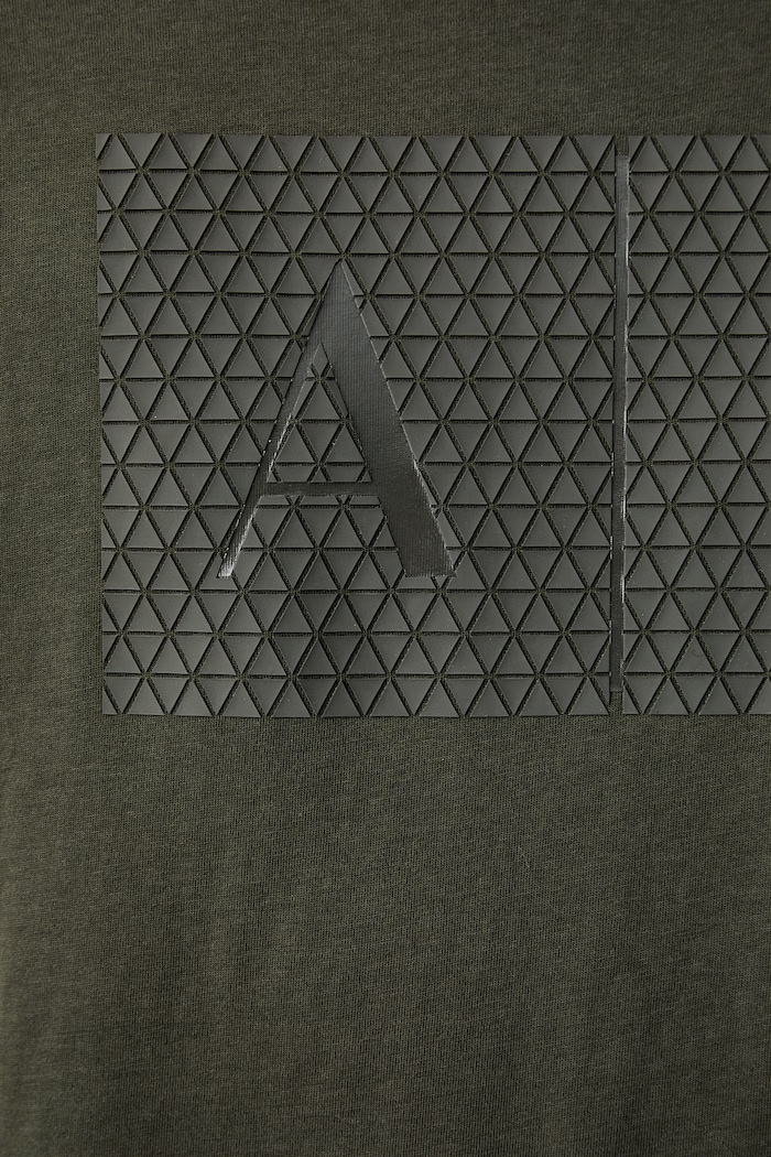 Armani Exchange T-shirt męski bawełniany 8NZTCK.Z8H4Z zielony