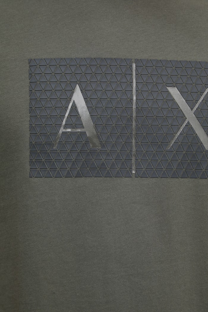 Armani Exchange T-shirt męski bawełniany 8NZTCK.Z8H4Z zielony