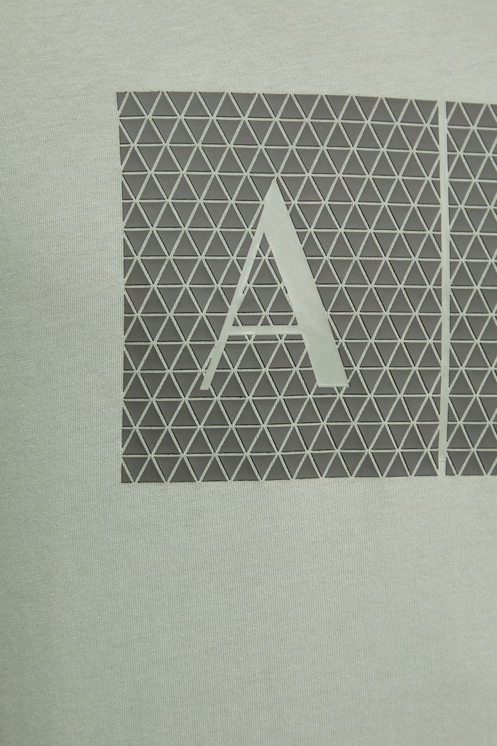 Armani Exchange majica za muškarce od pamuka 8NZTCK.Z8H4Z zelena