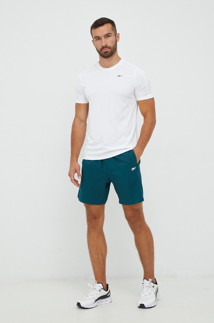 Тениска за трениране Reebok ID TRAIN вталена бял HI3917