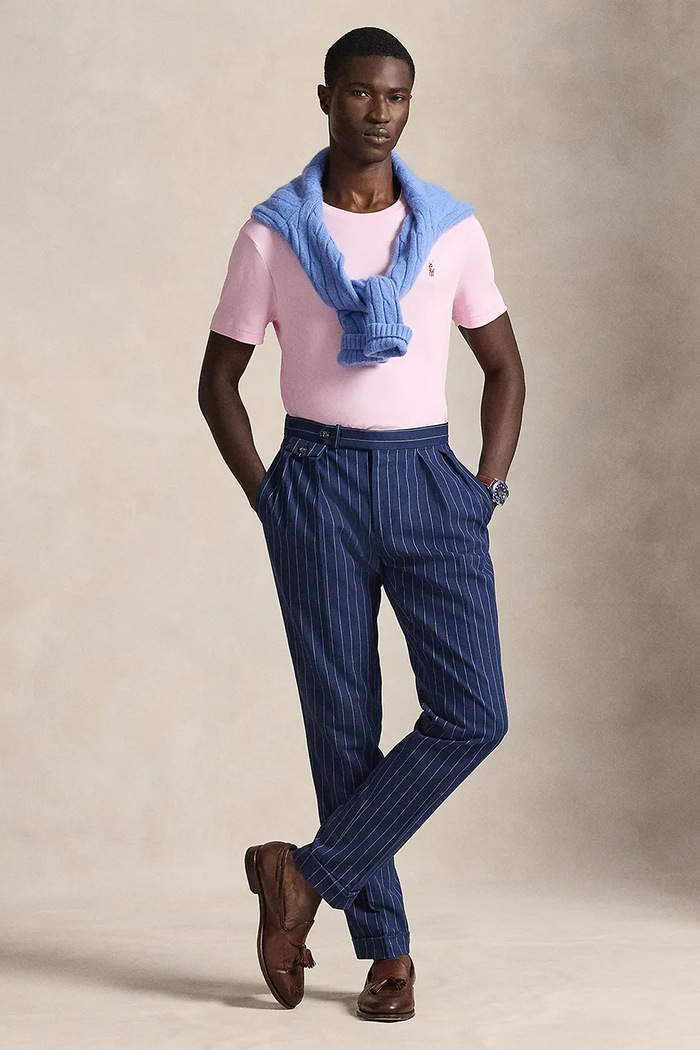 Одежда Хлопковая футболка Polo Ralph Lauren 710740727010 розовый