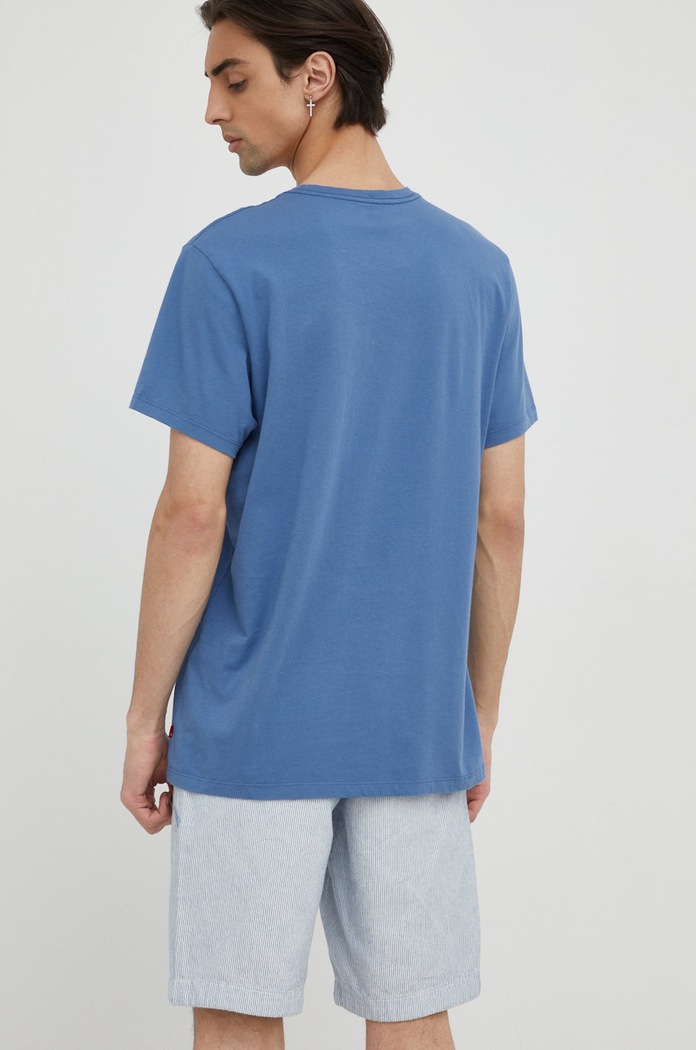 Levi's tricou din bumbac 79541.0030 albastru