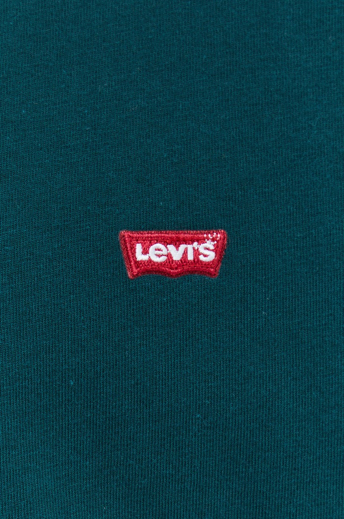 T-shirt bawełniany SS ORIGINAL HM Levi's zielony 56605.0140