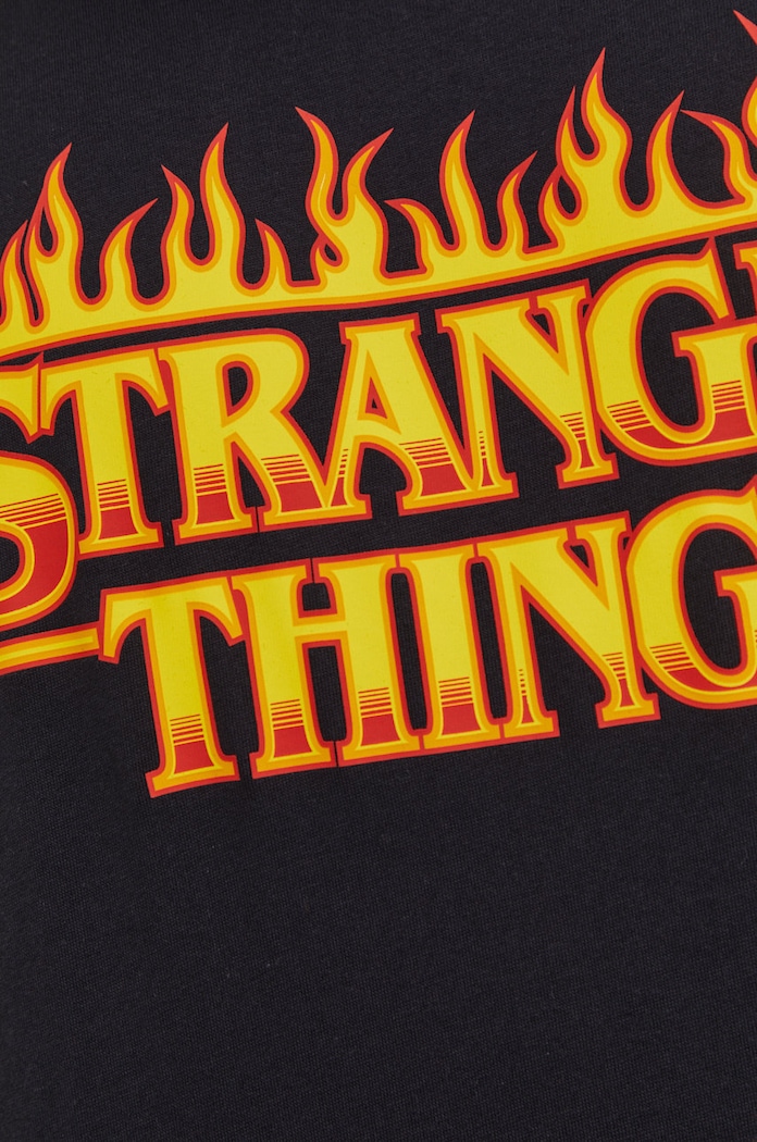 Champion t-shirt bawełniany xStranger Things 217791 czarny