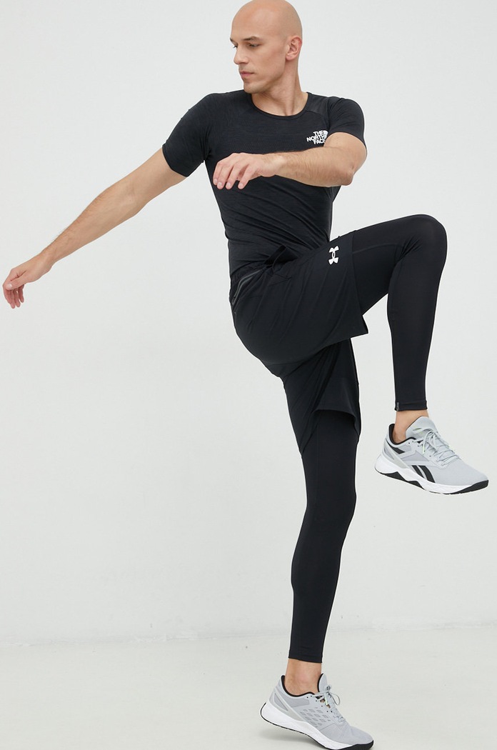 The North Face sportos póló Mountain Athletics NF0A7ZA3KT01 fekete AW22