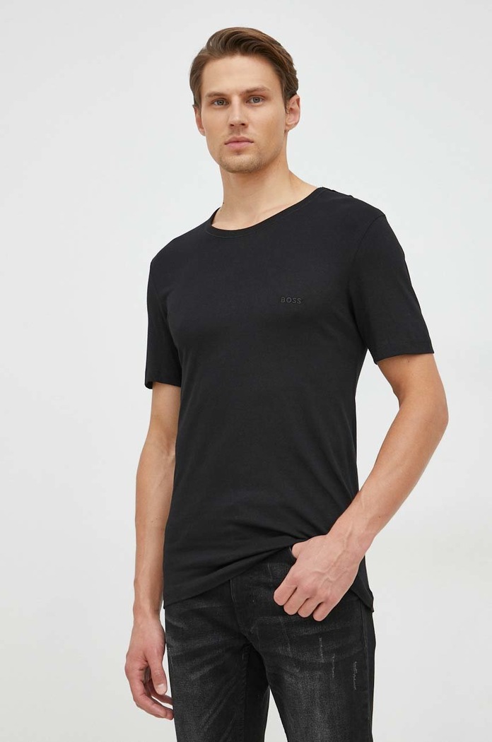 BOSS tricou din bumbac (3-pack) TShirt RN 3P Classic 50475284 alb AA00