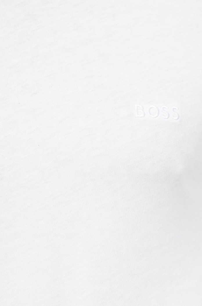 Bavlněné tričko BOSS TShirt RN 3P Classic 50475284 bílá