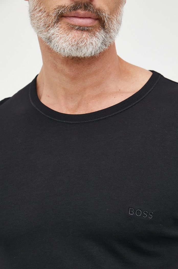 Бавовняна футболка BOSS (3 шт.) TShirt RN 3P Classic 50475284 чорний