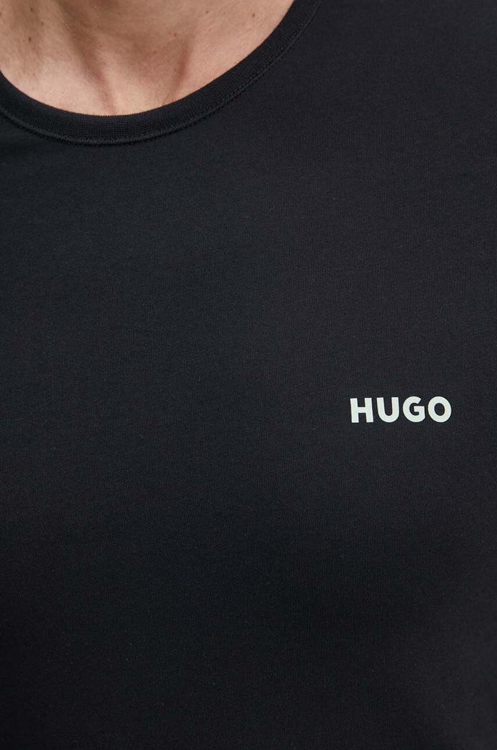 HUGO t-shirt in cotone 3 - pack pacco da 3 50480088 nero