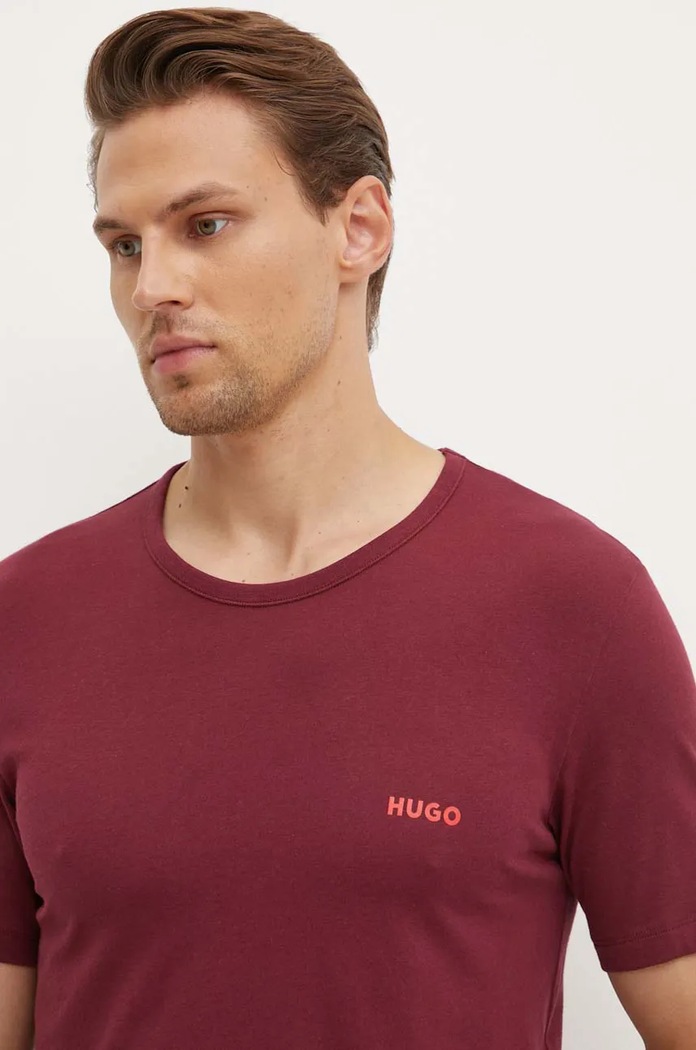 Bavlněné tričko HUGO 3 - pack 3-pack 50480088