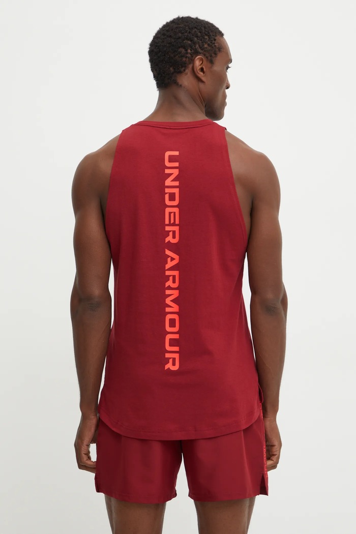 Oblečenie Tričko Under Armour Baseline 1361901 burgundské