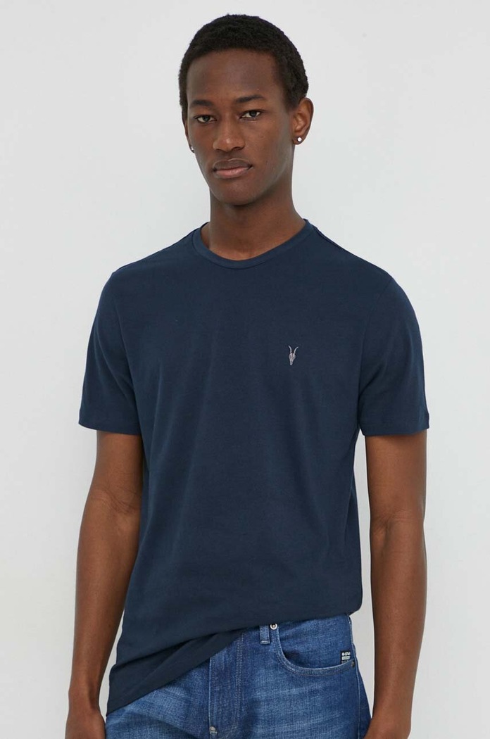 Îmbrăcăminte AllSaints tricou din bumbac BRACE SS CREW 3-pack MD130M albastru