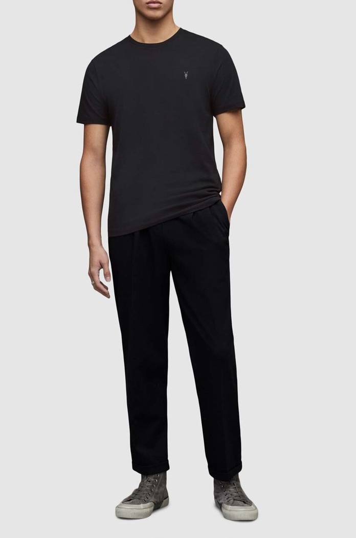 Βαμβακερό μπλουζάκι AllSaints 3-pack MD130M