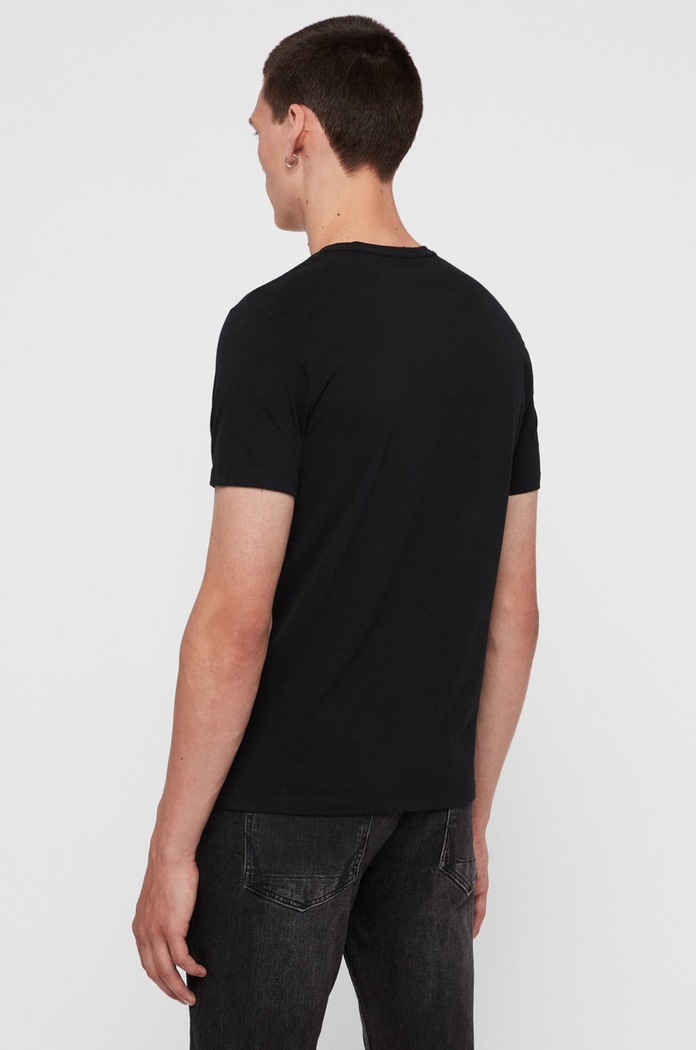 Βαμβακερό μπλουζάκι AllSaints 3-pack MD130M