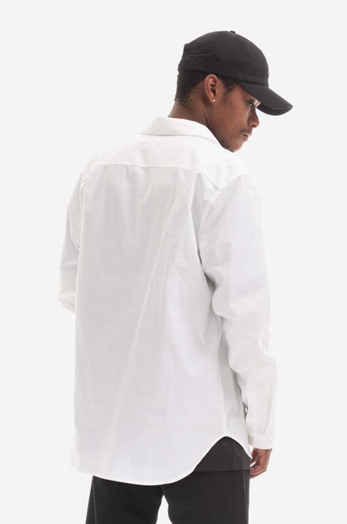 Îmbrăcăminte A-COLD-WALL* cămașă din bumbac Bracket Logo T-Shirt ACWMSH069 alb