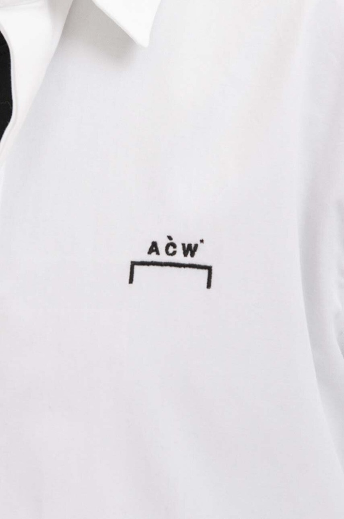 A-COLD-WALL* cămașă din bumbac Bracket Logo T-Shirt alb ACWMSH069