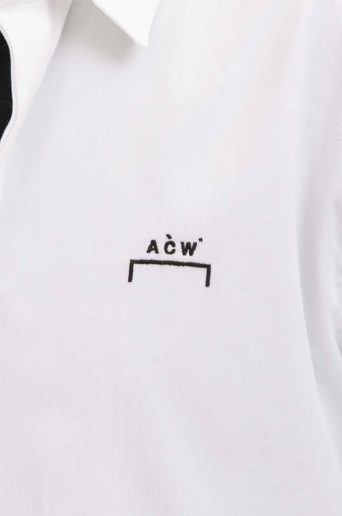 A-COLD-WALL* cămașă din bumbac Bracket Logo T-Shirt alb ACWMSH069