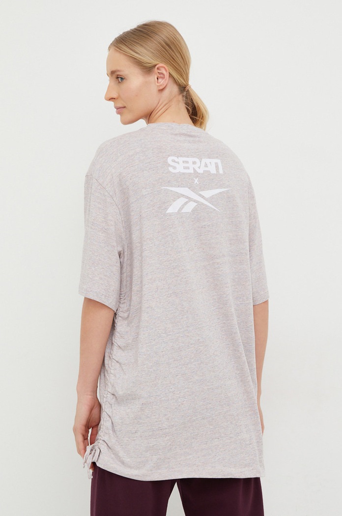 Tricou din bumbac Nao Serati & Pride Reebok Classic HN9107 gri