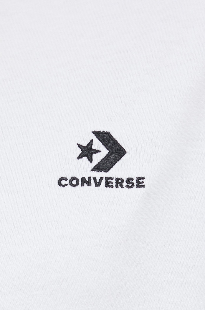 Bavlněné tričko Converse 10023876.A01