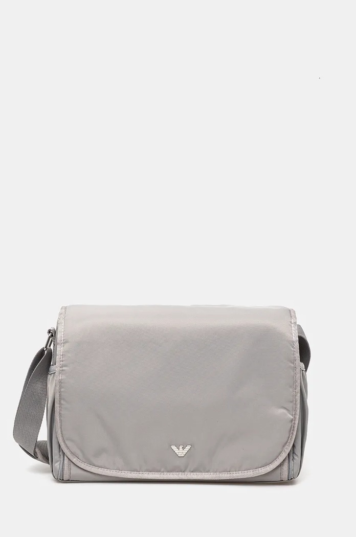 Previjalna torba za voziček Emporio Armani 402145.CC904 siva SS26