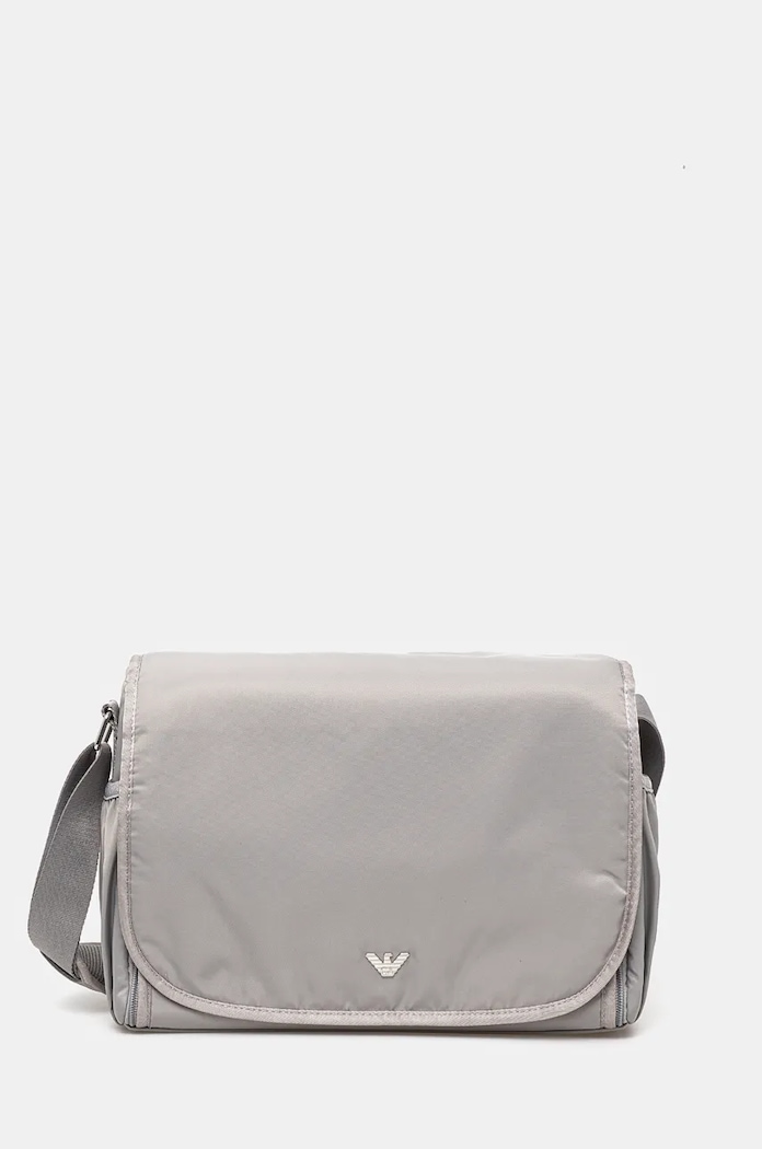 Previjalna torba za voziček Emporio Armani 402145.CC904 siva SS26