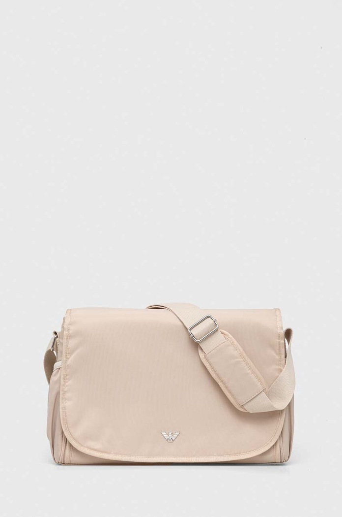 Přebalovací taška na kočárek Emporio Armani 402145.CC904 béžová SS26