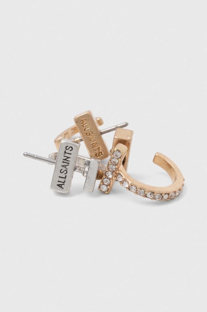 Обици AllSaints (3 броя) 434703MUL119 сребърен SS24