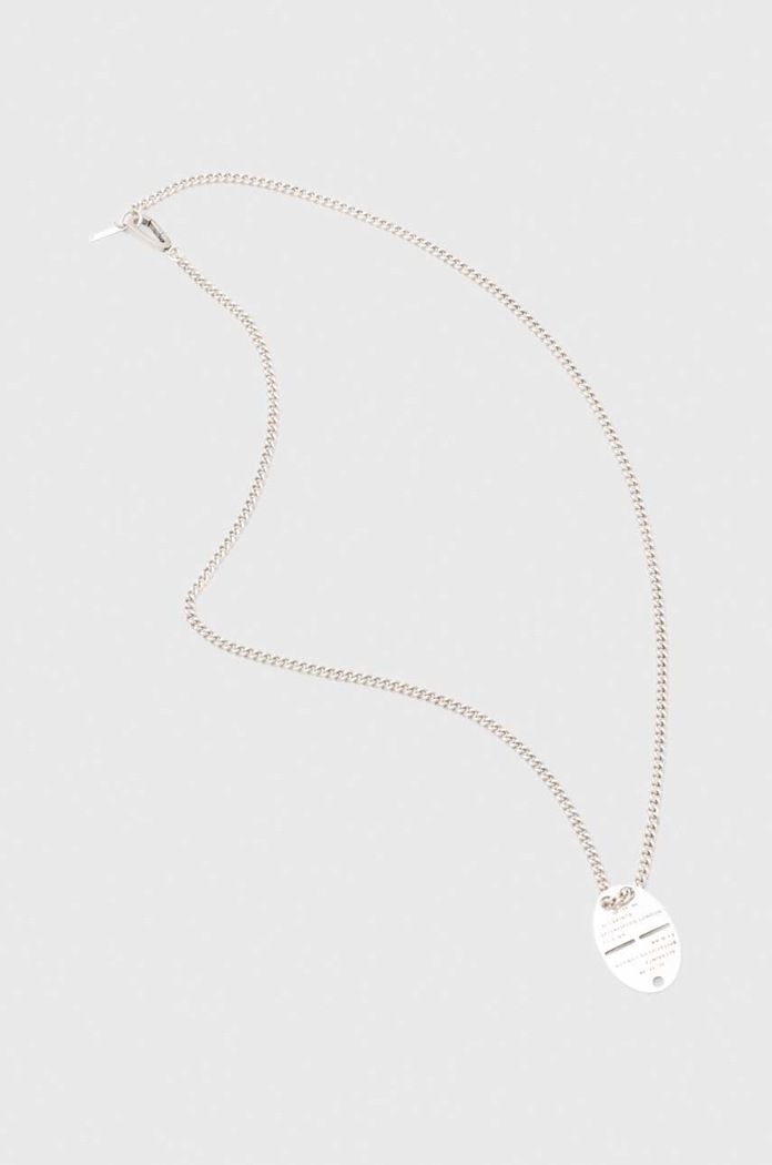AllSaints colier argintiu 433124SLV041