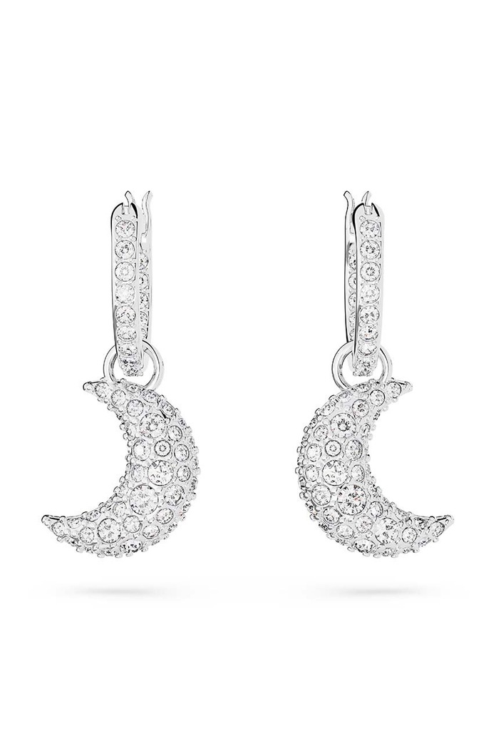 Naušnice Swarovski LUNA 5666157 srebrna AW25