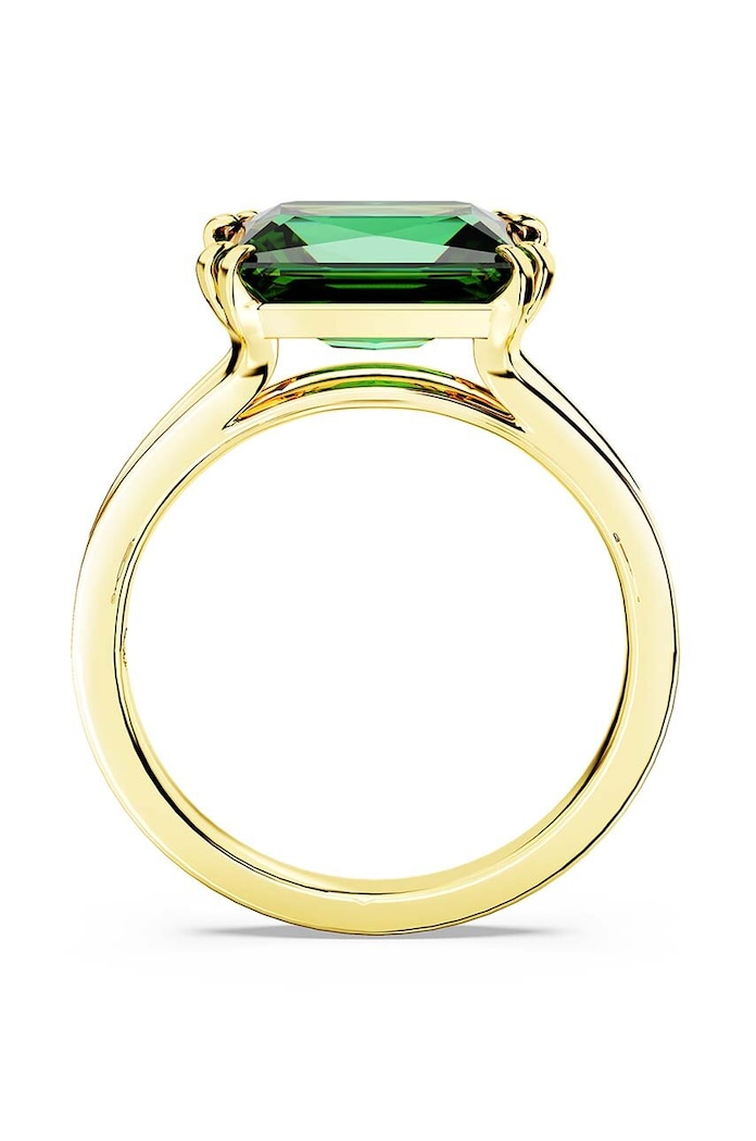 Prstýnek Swarovski 5677147 MATRIX zelená 5677147