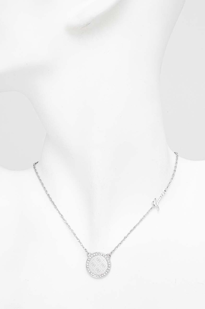 Doplňky Náhrdelník Guess JUBN01.155JW stříbrná