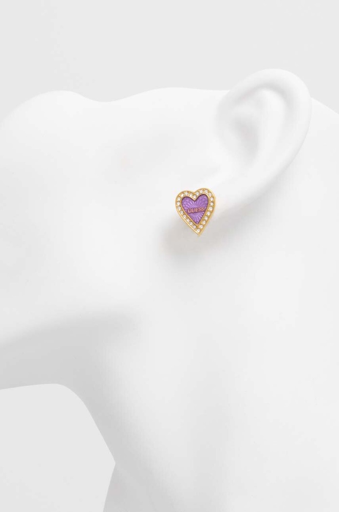 Náušnice Guess JUBE03.237JW fialová SS25