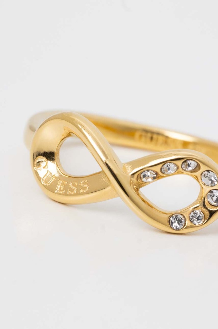 Guess pierścionek JUBR03.263JW złoty SS25