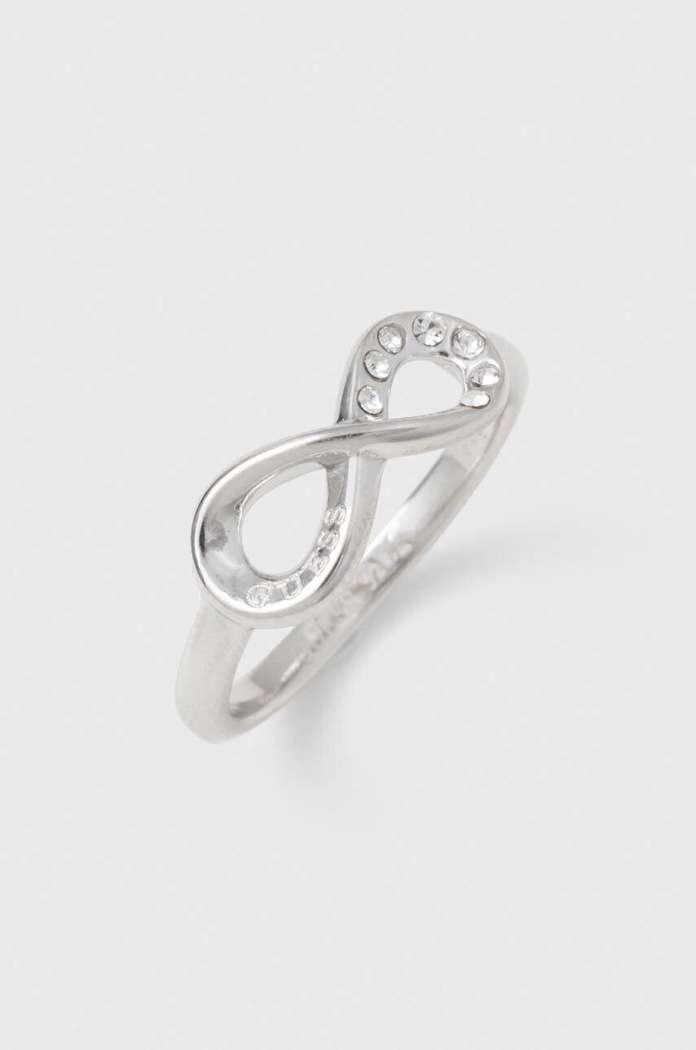 Кольцо Guess циркон серебрянный JUBR03.263JW