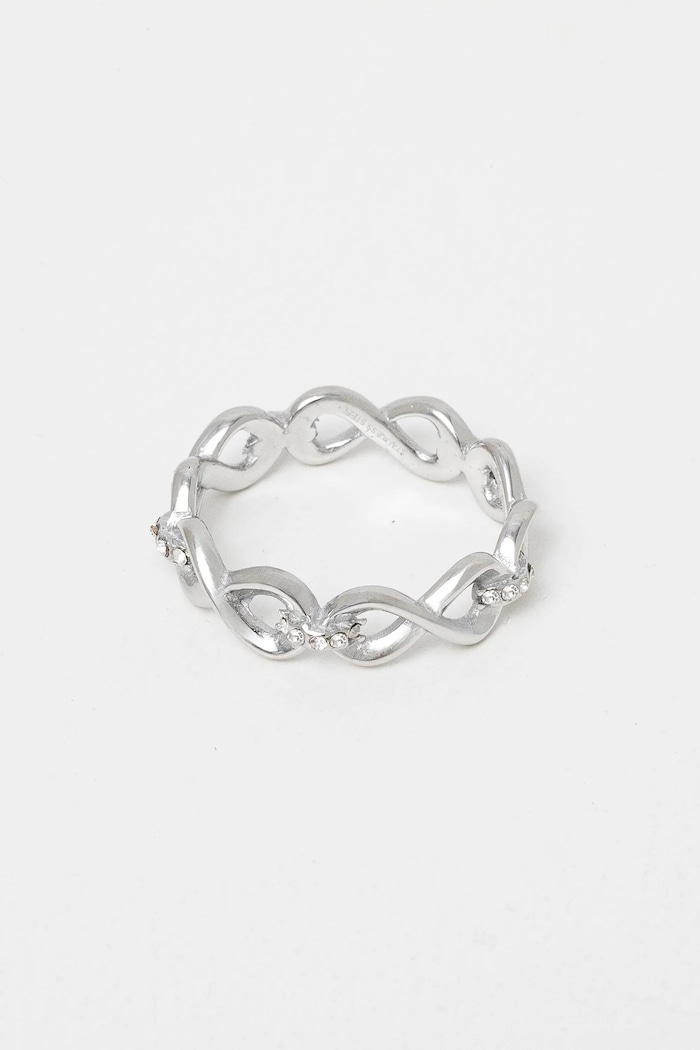 Guess pierścionek srebrny JUBR03.273JW