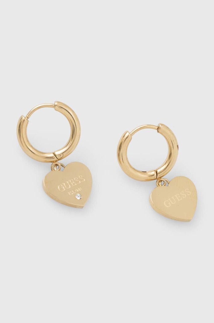 Náušnice Guess zlatá JUBE03.145JW