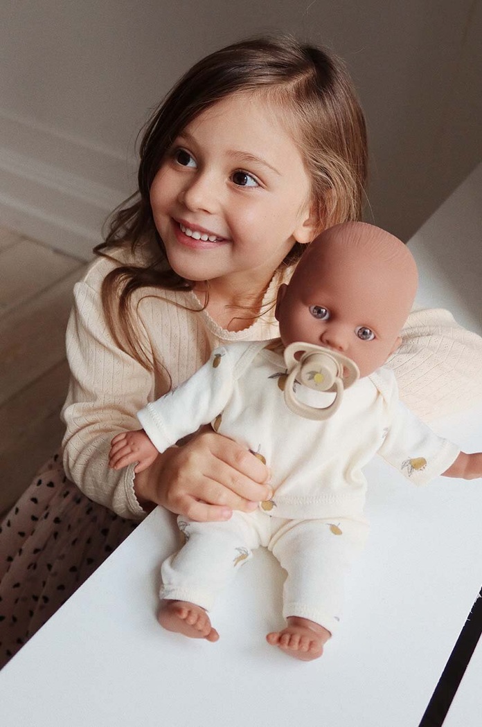 Konges Sløjd păpuşă bebeluş BILLIE THE DOLL alb KS5882