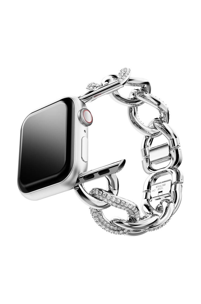Doplnky Remienok pre apple watch Swarovski 5678671 SPARKLING CHAIN 5678671 strieborná