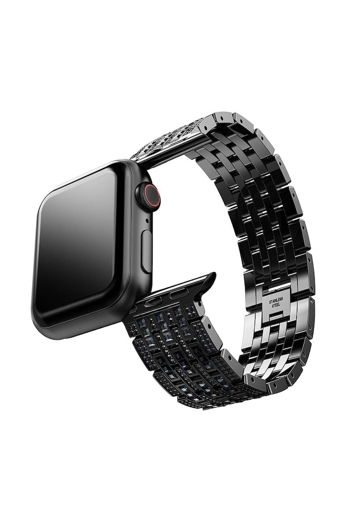 Doplnky Remienok pre apple watch Swarovski 5678675 SPARKLING PRINCESS 5678675 čierna
