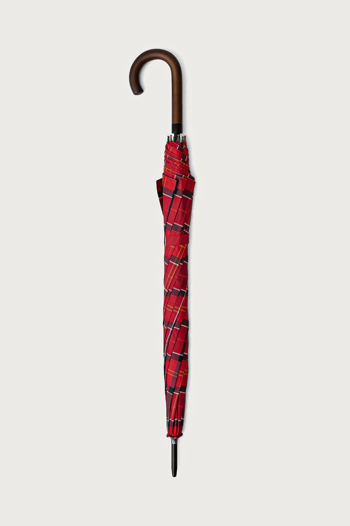 Akcesoria Barbour Parasol składany UAC0202 czerwony