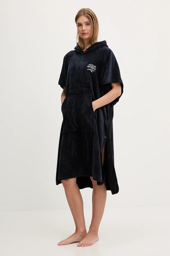 Aqua Speed ręcznik PONCHO granatowy AA00