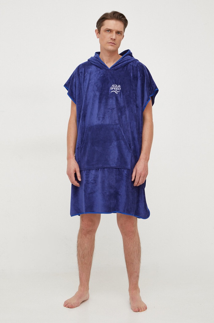 Aqua Speed ręcznik PONCHO granatowy AA00