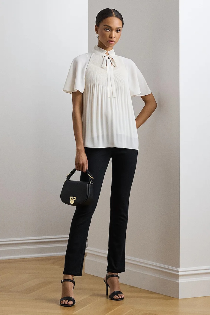 Odzież Lauren Ralph Lauren bluzka 200909386 beżowy