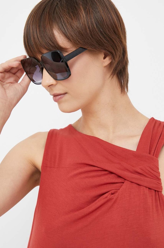 Top Dkny červená P3EH8SJS