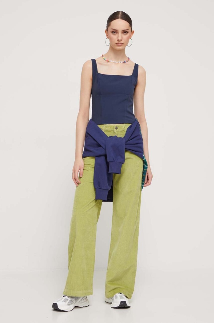 Top Abercrombie & Fitch KI140.3425.200 námořnická modř AW23