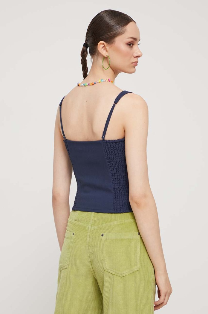 Oblečení Top Abercrombie & Fitch KI140.3425.200 námořnická modř